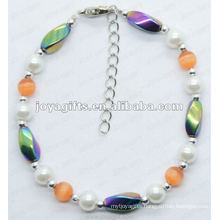 Hematite Rainbow Twist Bracelet